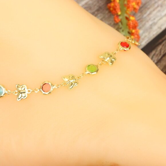 "Elegant Handmade Anklet – Delicate Jewelry for Women, MAR091568 - Picture 10 of 10